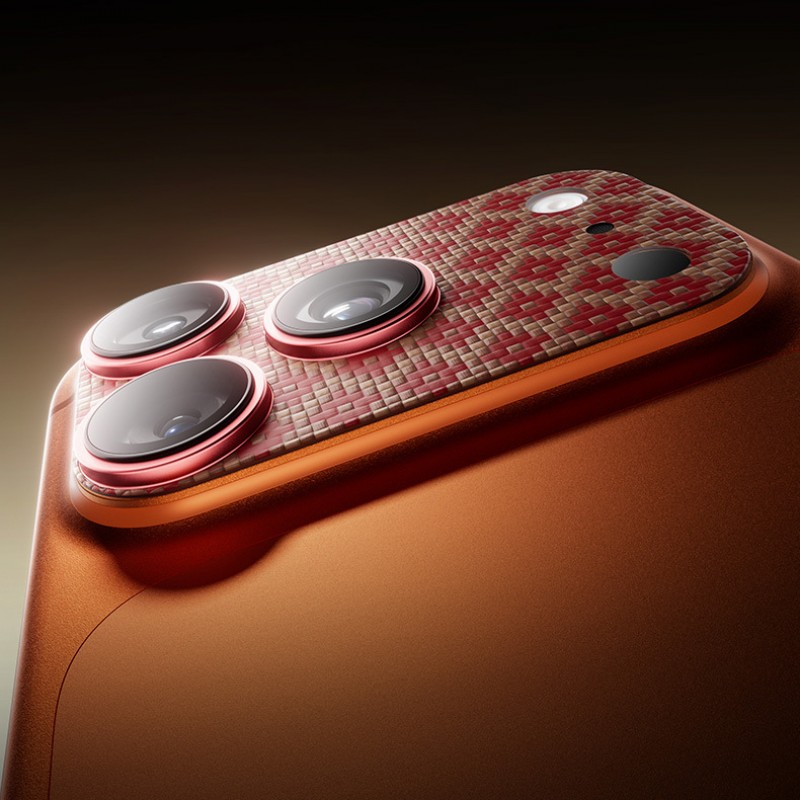 Προστατευτικό Φακών Κάμερας Benks Tempered Glass Armor Warrior Lens (OR69) for iPhone 17 Pro (6.3") ArmorGrid Orange 