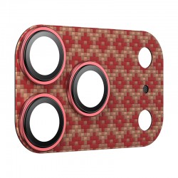 Προστατευτικό Φακών Κάμερας Benks Tempered Glass Armor Warrior Lens (OR69) for iPhone 17 Pro (6.3") ArmorGrid Orange 