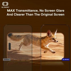 Γυαλί Προστασίας Tel Protect 10X AR 3.0 AntiReflective Titanium Tempered Glass Apple iPhone 16 Pro Max (6.9") AntiCrash / AntiShock Black