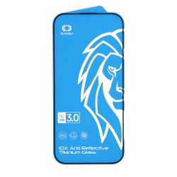 Γυαλί Προστασίας Tel Protect 10X AR 3.0 AntiReflective Titanium Tempered Glass Apple iPhone 16 Pro Max (6.9") AntiCrash / AntiShock Black