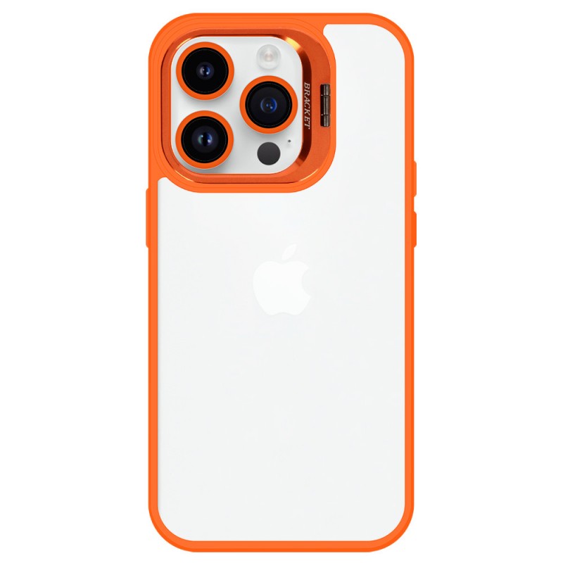 Θήκη Tel Protect Kickstand Case + Camera Glass (Lens) Apple iPhone 14 Pro Max (6.7") Orange