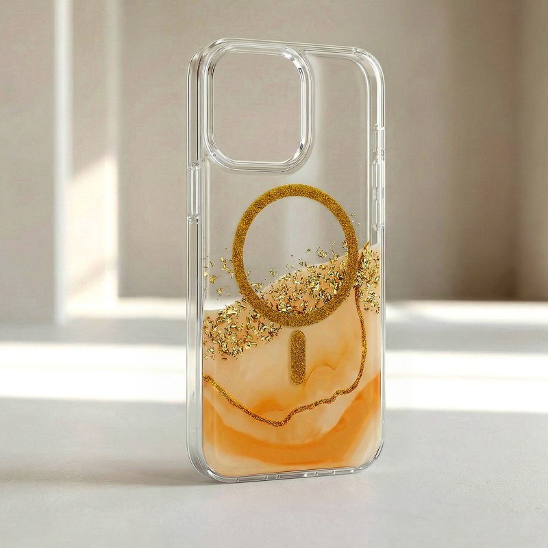 Θήκη Epoxy Mag Cover For iPhone 17 (6.3") Orange