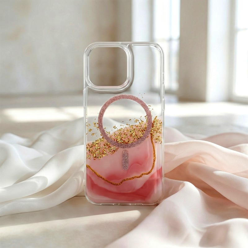 Θήκη Epoxy Mag Cover For iPhone 11 (6.1") Pink