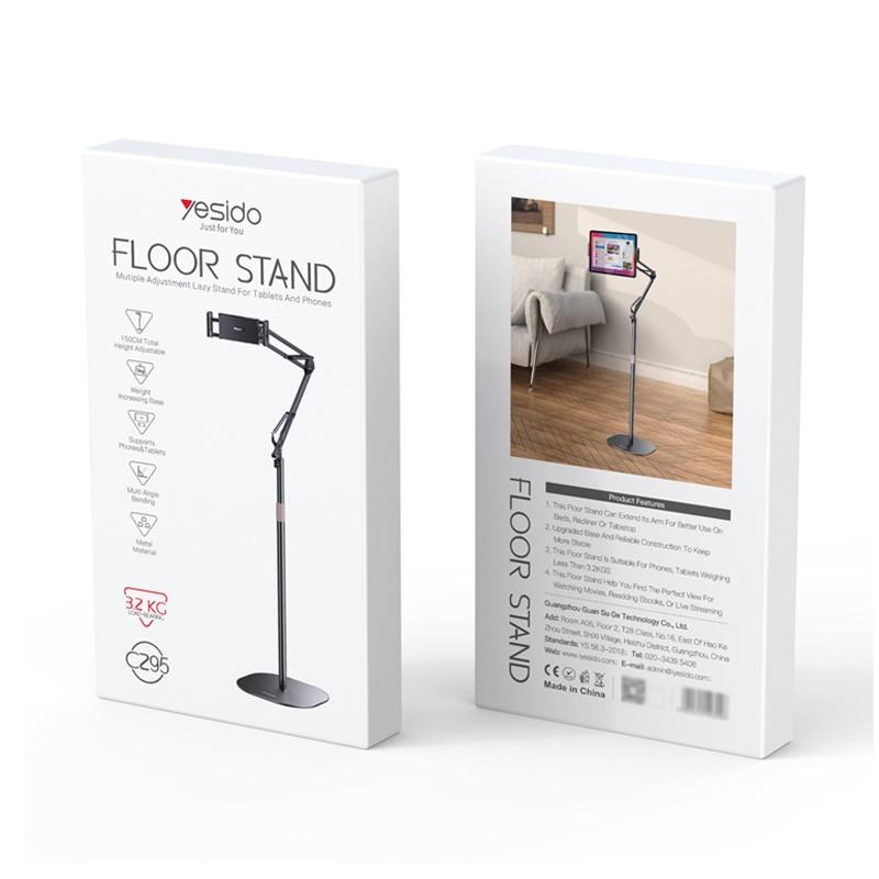 Βάση Yesido Holder/ Floor Stand C295 2in1 for Tablets & Smartphones 150CM Black