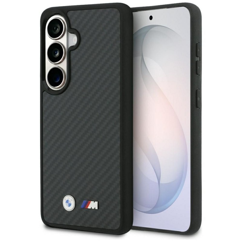 Θήκη BMW M Kevlar Logo Magsafe Cover Samsung Galaxy S26 5G S942 Black