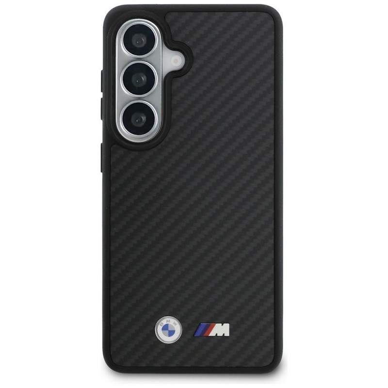 Θήκη BMW M Kevlar Logo Magsafe Cover Samsung Galaxy S26 5G S942 Black