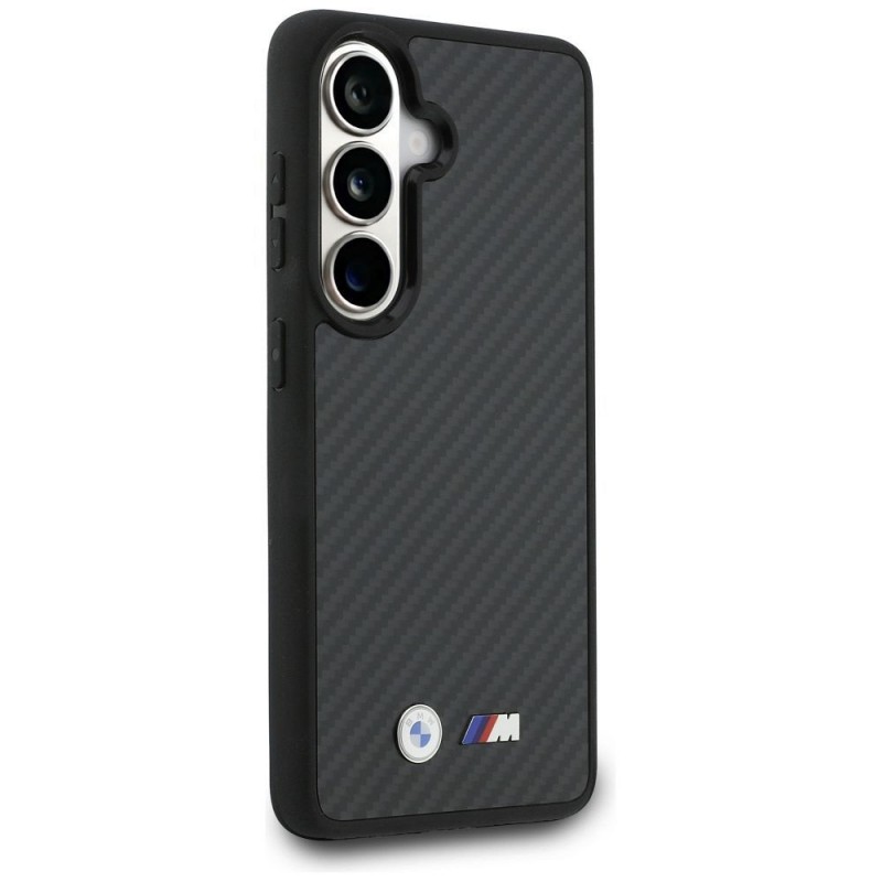 Θήκη BMW M Kevlar Logo Magsafe Cover Samsung Galaxy S26 5G S942 Black