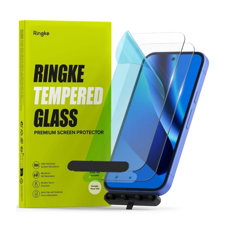 Γυαλί Προστασίας Ringke Tempered Glass 2-Pack Google Pixel 10a Clear