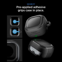 Θήκη Spigen Rugged Armor Cover Samsung Galaxy Buds 4 / 4 Pro Matte Black (ACS11200)
