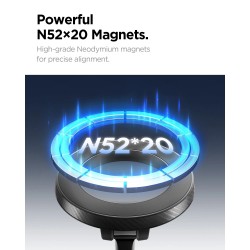 Βάση Αυτοκινήτου Spigen MFT36 Vacuumlock Magnetic Magafe Dashboard Car Mount Black (ACP11172) 