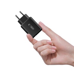 Φορτιστής Ταξιδίου Tech-Protect NCA65W GaN3 Port Network Charger QC3.0  PD 65W Black