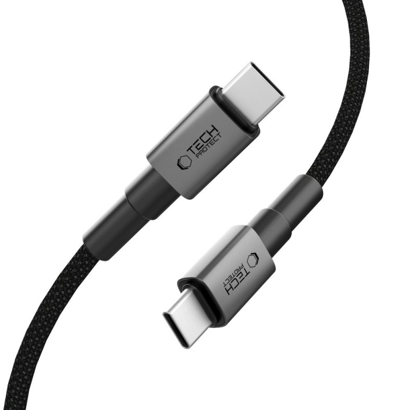 Καλώδιο Tech-Protect UltraBoost DNA Cable Type-C to Type-C 5A 100W 0.5m Iron Grey