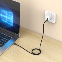 Καλώδιο Tech-Protect UltraBoost DNA Cable Type-C to Type-C 5A 100W 0.5m Iron Grey