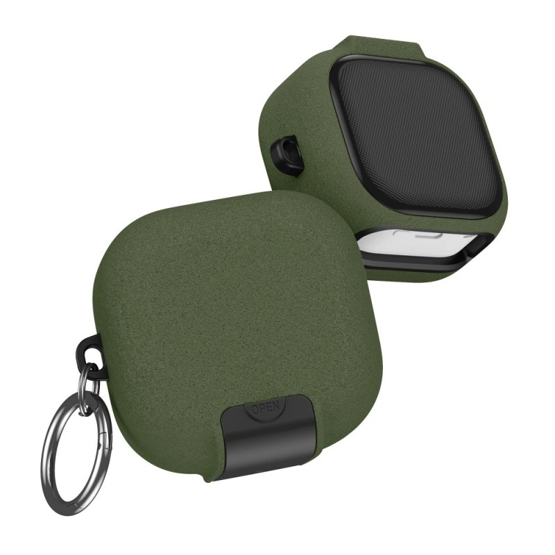Θήκη Tech-Protect Slim Hook Cover Samsung Galaxy Buds 4 / 4 Pro Olive Green