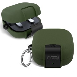 Θήκη Tech-Protect Slim Hook Cover Samsung Galaxy Buds 4 / 4 Pro Olive Green