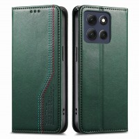 Θήκη Tri-Color Leather Wallet Case with Elastic Wristband Motorola Moto G77 5G Green