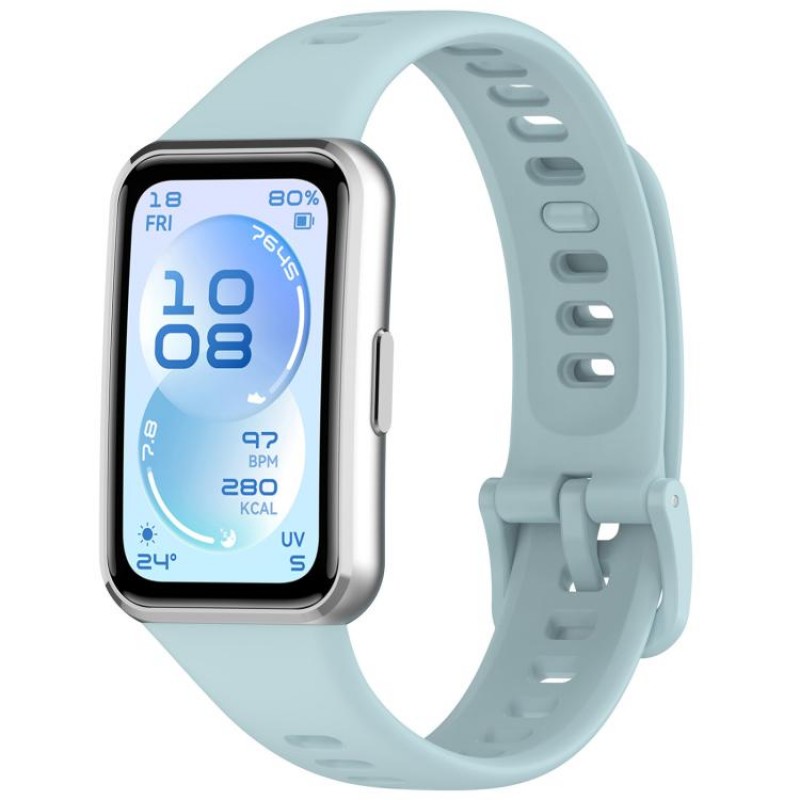 Ανταλλακτικό λουράκι QuickFit Silicone Huawei Band 11 / 11 Pro Light Blue