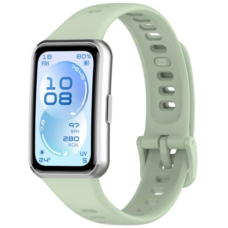 Ανταλλακτικό λουράκι QuickFit Silicone Huawei Band 11 / 11 Pro Light Green