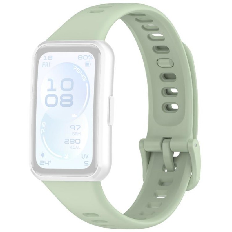 Ανταλλακτικό λουράκι QuickFit Silicone Huawei Band 11 / 11 Pro Light Green