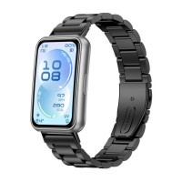Ανταλλακτικό λουράκι Stainless Steel Huawei Band 11 / 11 Pro Black