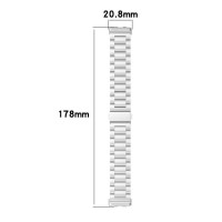 Ανταλλακτικό λουράκι Stainless Steel Huawei Band 11 / 11 Pro Silver