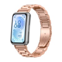 Ανταλλακτικό λουράκι Stainless Steel Huawei Band 11 / 11 Pro Rose Gold