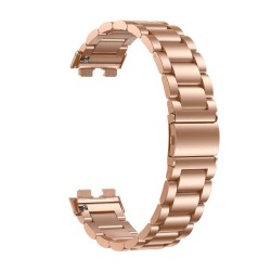 Ανταλλακτικό λουράκι Stainless Steel Huawei Band 11 / 11 Pro Rose Gold