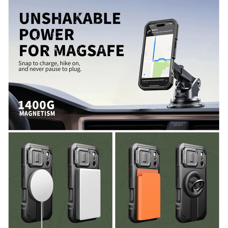 Θήκη Dexnor Armor Case Apple iPhone 17 Pro Max (6.7") Black