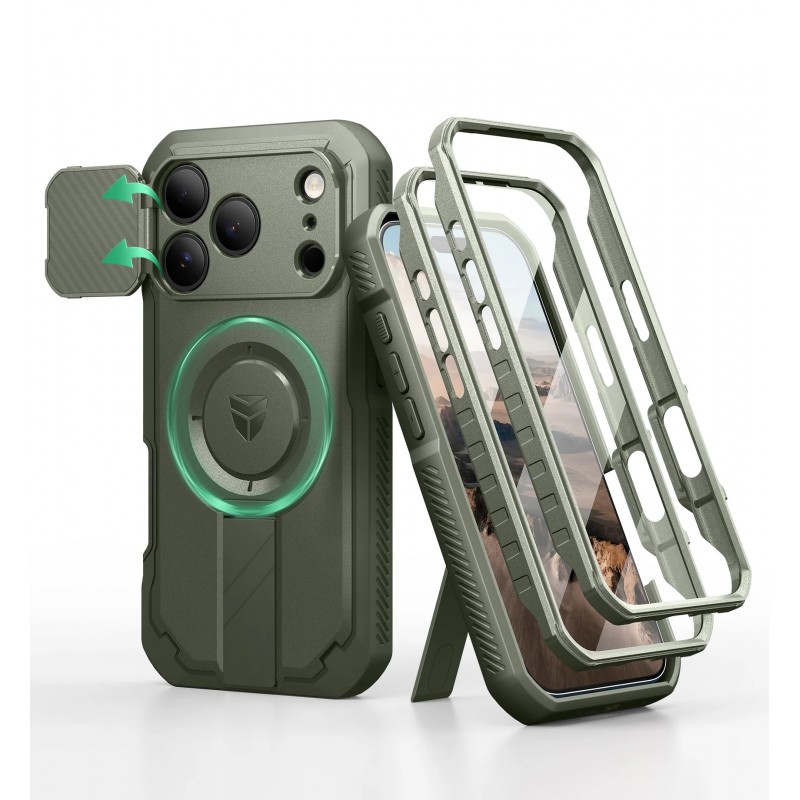 Θήκη Dexnor Armor Case Apple iPhone 17 Pro Max (6.7") Green