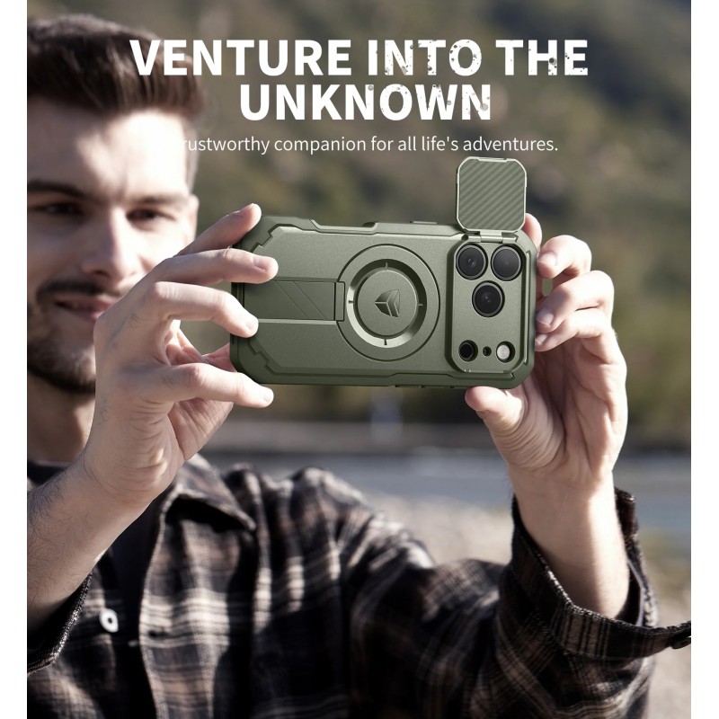 Θήκη Dexnor Armor Case Apple iPhone 17 Pro Max (6.7") Green