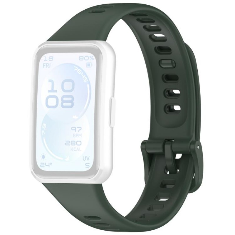 Ανταλλακτικό λουράκι QuickFit Silicone Huawei Band 11 / 11 Pro Green