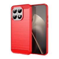 Θήκη TPU Carbon Fiber Brushed Xiaomi 15T 5G Red