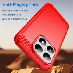 Θήκη TPU Carbon Fiber Brushed Xiaomi 15T 5G Red