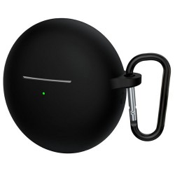 Θήκη Huawei Freebuds 7i Silicone Skin with Carabiner Black