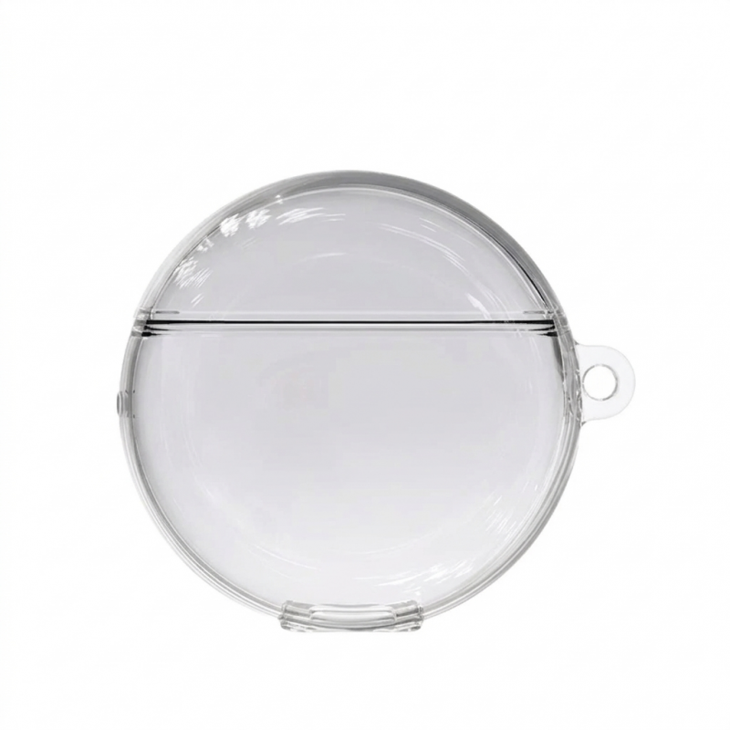 Θήκη Huawei Freebuds 7i Silicone Skin with Carabiner Transparent