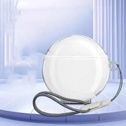Θήκη Huawei Freebuds 7i Silicone Skin with Carabiner Transparent