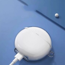 Θήκη Huawei Freebuds 7i Silicone Skin with Carabiner Transparent
