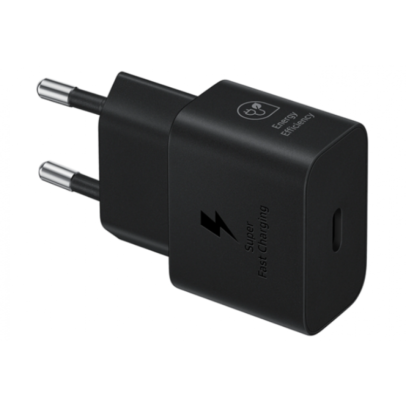 Φορτιστής Ταξιδιού Samsung Wall Adapter EP-T2510XBE 25W Fast Charge Black (Original)