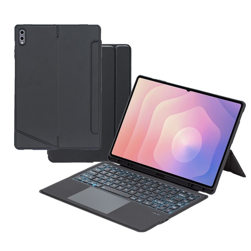 Θήκη Πληκτρολογίου Keyboard QWERTY with Backlight & TouchPad Samsung Galaxy Tab S11 Ultra X930 / X936 14.6"  Black 
