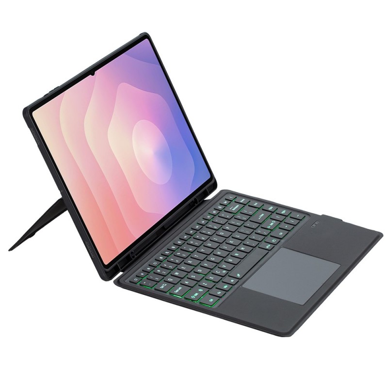 Θήκη Πληκτρολογίου Keyboard QWERTY with Backlight & TouchPad Samsung Galaxy Tab S11 Ultra X930 / X936 14.6"  Black 