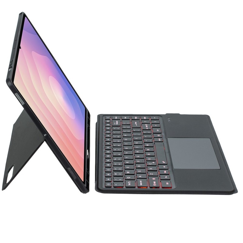 Θήκη Πληκτρολογίου Keyboard QWERTY with Backlight & TouchPad Samsung Galaxy Tab S11 Ultra X930 / X936 14.6"  Black 