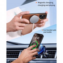 Θήκη Luxury Hybrid Leather Magnetic Stand Cover Oppo Reno15 5G Blue