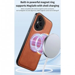 Θήκη Luxury Hybrid Leather Magnetic Stand Cover Oppo Reno15 5G Blue