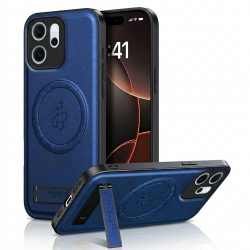 Θήκη Luxury Hybrid Leather Magnetic Stand Cover Oppo Reno15 5G Blue