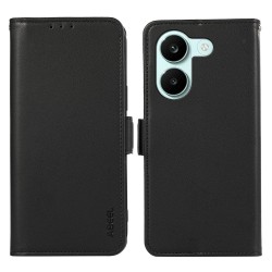 Θήκη Abeel Side Suction Leather Wallet Xiaomi Poco X8 Pro Black