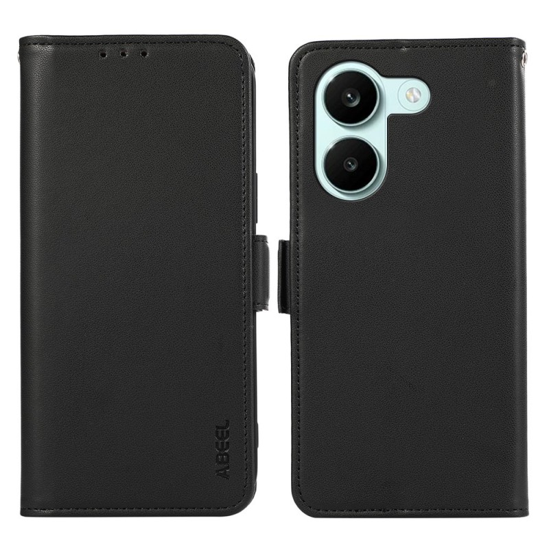 Θήκη Abeel Side Suction Leather Wallet Xiaomi Poco X8 Pro Black