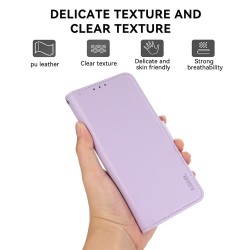 Θήκη Abeel Side Suction Leather Wallet Xiaomi Poco X8 Pro Violet