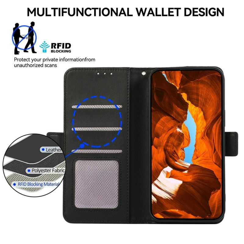 Θήκη Abeel Side Suction Leather Wallet Xiaomi Poco X8 Pro Max Black