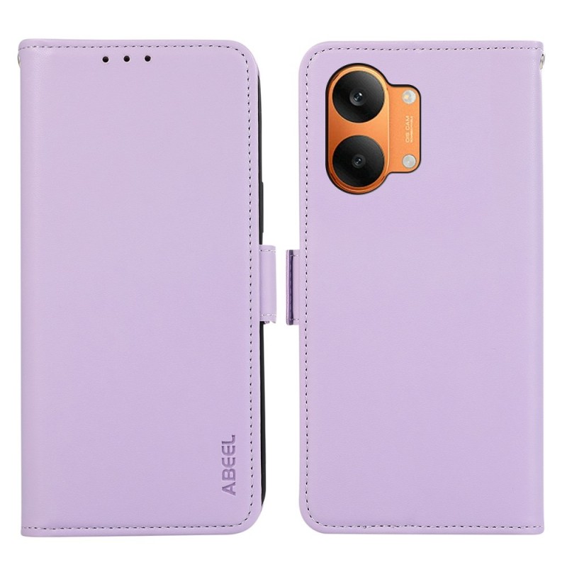Θήκη Abeel Side Suction Leather Wallet Xiaomi Poco X8 Pro Max Violet