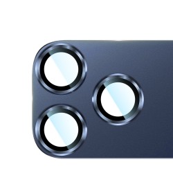 Προστατευτικό Φακών Κάμερας Aluminum Alloy για iPhone 17 Pro Max Blue